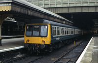 Class 107 DMU at Edinburgh Waverley