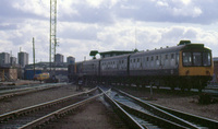 Class 107 DMU at Eastfield depot