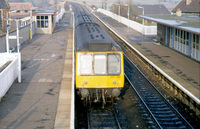 Class 107 DMU at Cowdenbeath