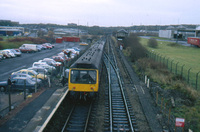 Class 107 DMU at Cumbernauld