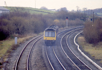 Class 107 DMU at Greenhill Lower