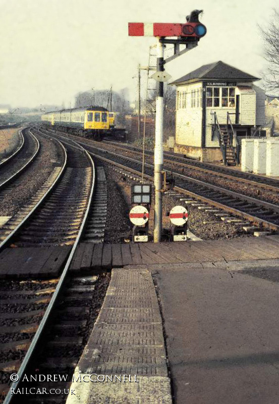 Class 107 DMU at Kilwinning