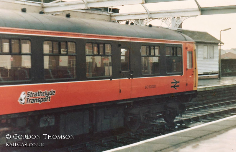 Class 107 DMU at Kilmarnock