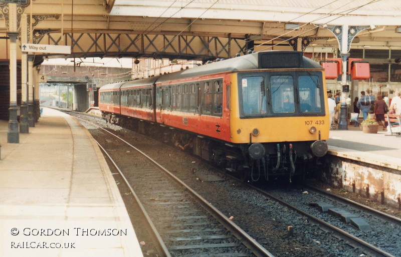 Class 107 DMU at Ayr