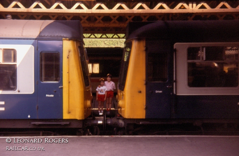 Class 107 DMU at Edinburgh Waverley