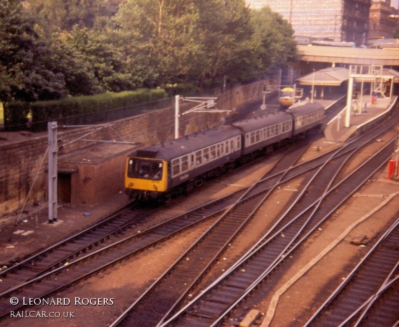 Class 107 DMU at Edinburgh Waverley