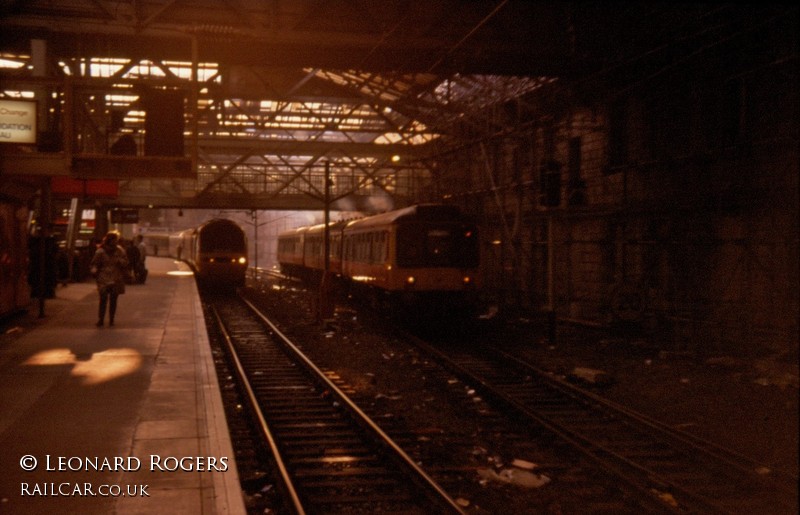 Class 107 DMU at Edinburgh Waverley