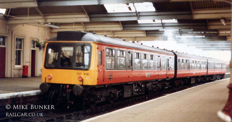 Class 107 DMU at Kilmarnock