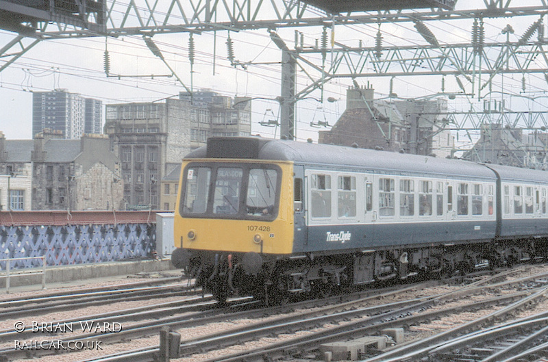 Class 107 DMU at Glasgow Central