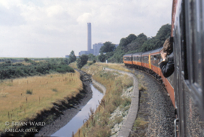 Class 107 DMU at Longannet