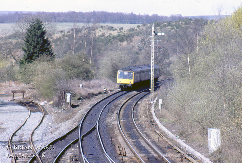 Class 107 DMU at Dunblane