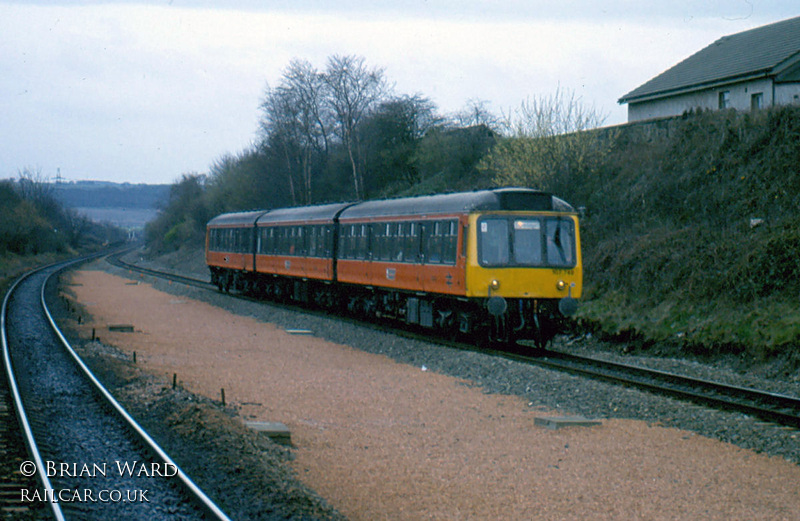 Class 107 DMU at Larbert