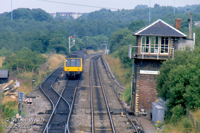 Class 107 DMU at Cumbernauld