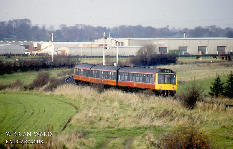 Class 107 DMU at Carmuirs East Junction