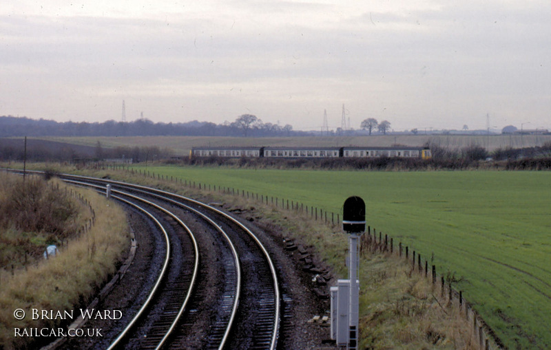 Class 107 DMU at Carmuirs East Junction