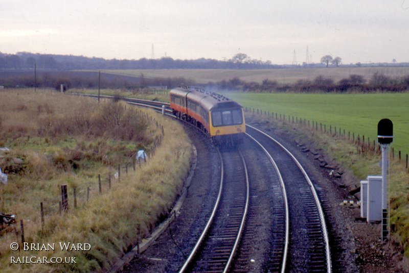 Class 107 DMU at Carmuirs East Junction