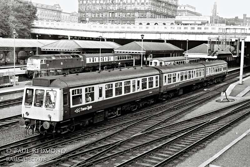 Class 107 DMU at Edinburgh Waverley