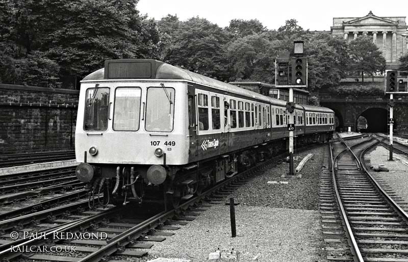 Class 107 DMU at Edinburgh Waverley