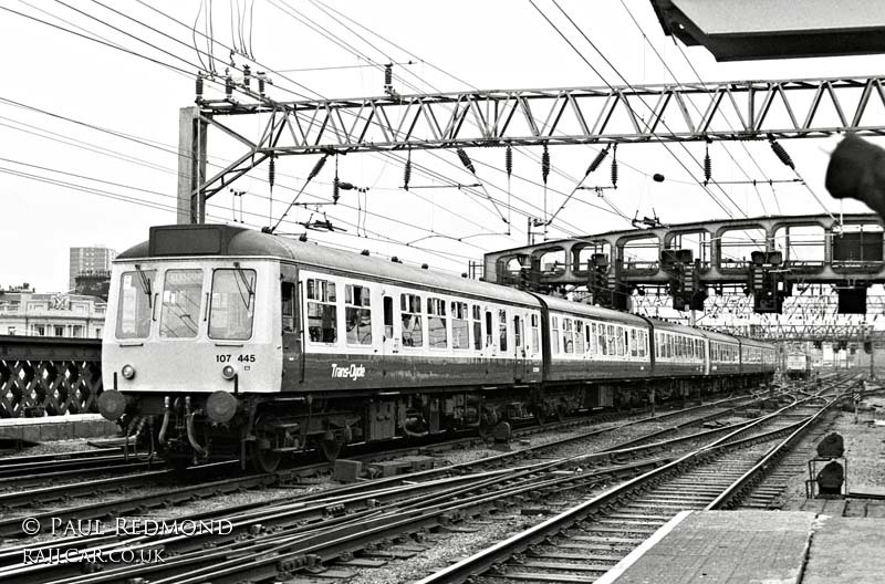 Class 107 DMU at Glasgow Central