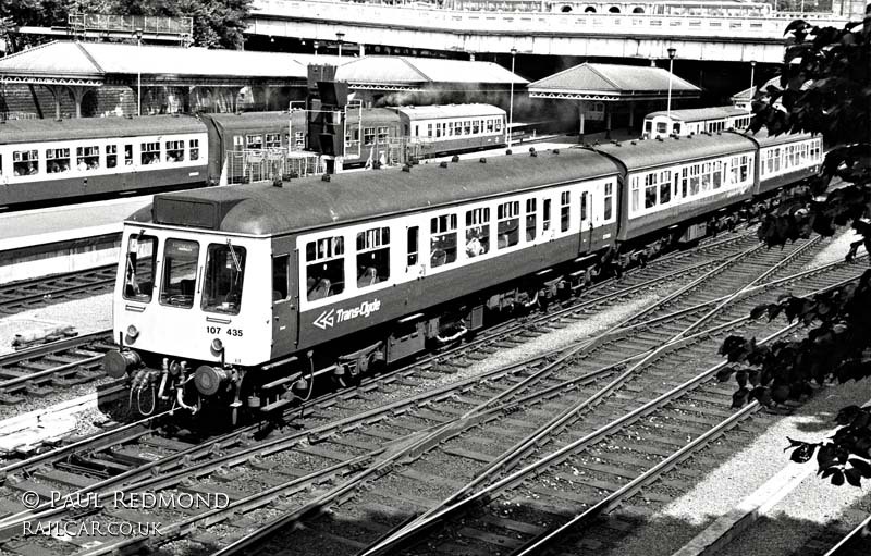 Class 107 DMU at Edinburgh Waverley