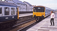 Class 108 DMU at Barmouth