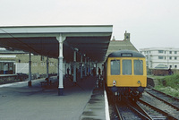 Class 108 DMU at Morecambe