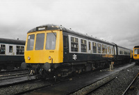 Class 108 DMU at Newton Heath depot