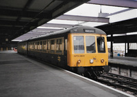 Class 108 DMU at Heysham Harbour