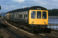 Class 108 DMU at Grange-over-Sands