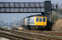 Class 108 DMU at Kirkham North Junction