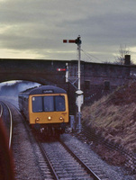 Class 108 DMU at Crewe Bank