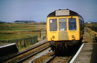 Class 108 DMU at Rhosneigr