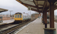 Class 108 DMU at Shrewsbury