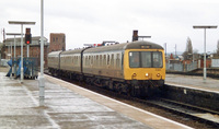 Class 108 DMU at Shrewsbury