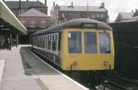 Class 108 DMU at Wigan Wallgate