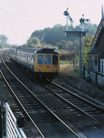 Class 108 DMU at Weston Rhyn