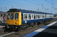 Class 108 DMU at Leyland