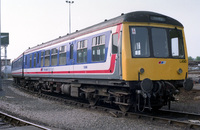 Class 108 DMU at Reading depot