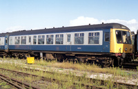 Class 108 DMU at Chester depot