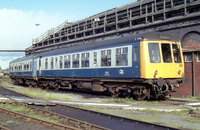 Class 108 DMU at Chester depot