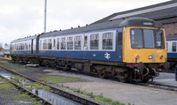 Class 108 DMU at Chester depot