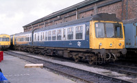 Class 108 DMU at Chester depot