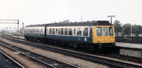 Class 108 DMU at Cardiff Central