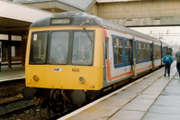 Class 108 DMU at Bletchley