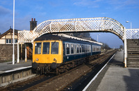 Class 108 DMU at Millom, Cumbria