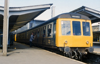 Class 108 DMU at Carlisle