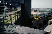 Class 108 DMU at Deansgate