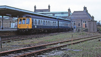 Class 108 DMU at Morecambe