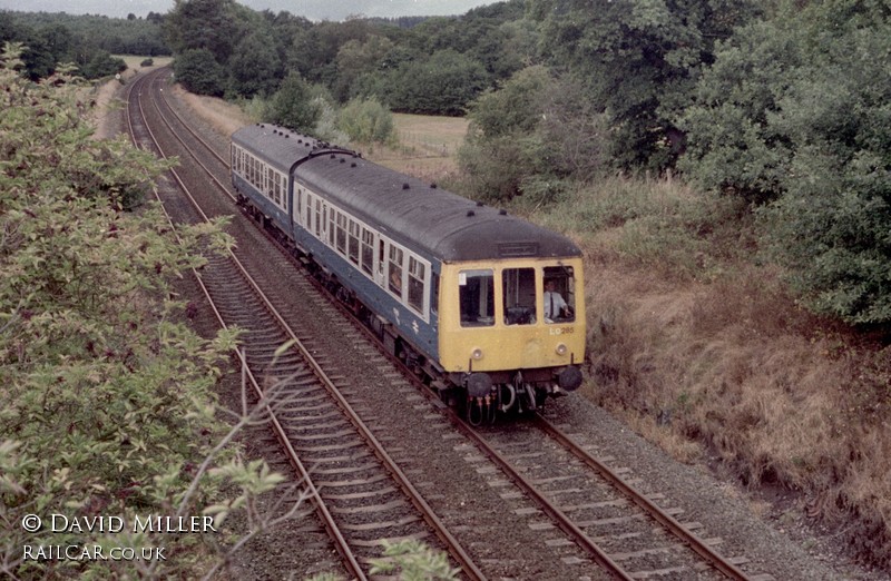 Class 108 DMU at Cuddington