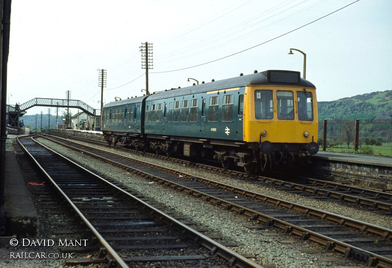 Class 108 DMU at Machynlleth